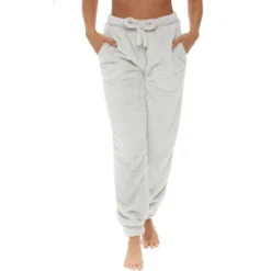 Women's Fuzzy Fleece Pajama Pants, Joggers With Drawstring, Elastic Waist 25 Women's Fuzzy Fleece Pajama Pants, Joggers With Drawstring, Elastic Waist -Women Clothing Shop GUEST 9c671f98 b321 42b8 b251 d418d0ab86a9