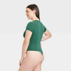 Women's 4-Way Stretch Short Sleeve Bodysuit - Auden™ Green 8 Women's 4-Way Stretch Short Sleeve Bodysuit - Auden™ Green -Women Clothing Shop GUEST a1783216 1cbd 4ff7 b606 daca08eb9524