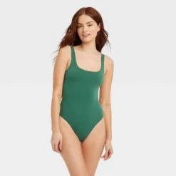 Women's 4-Way Stretch Tank Bodysuit - Auden™ Green 9 Women's 4-Way Stretch Tank Bodysuit - Auden™ Green -Women Clothing Shop GUEST a467c5f2 baf4 4dcd 88df cf7319f76b4e