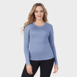 Warm Essentials By Cuddl Duds Women's Smooth Stretch Thermal Scoop Neck Top -Women Clothing Shop GUEST a4e22e4b dfbb 421f a9ab bd2f884775ce