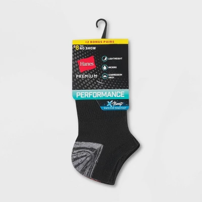 Hanes Premium Performance Women's Lightweight Textured Arch 6+2 Bonus Pack No Show Athletic Socks - 5-9 1 Hanes Premium Performance Women's Lightweight Textured Arch 6+2 Bonus Pack No Show Athletic Socks - 5-9
