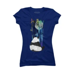 Junior's Design By Humans Panda, Bamboo & The Moon By Ikaruz T-Shirt -Women Clothing Shop GUEST a8344d27 d6d7 4430 9b8f 12df741e7e96