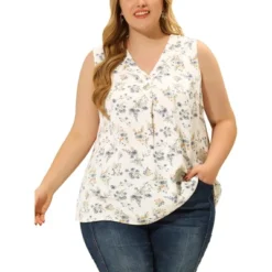 Agnes Orinda Women's Plus Size Spring Outfits Casual Floral Sleeveless Tank Tops -Women Clothing Shop GUEST aa65ab3f f825 4908 816d 252f5081543a