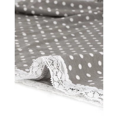 Agnes Orinda Womens Plus Size V Neck Polka Dots Short Sleeve Sleepwear Pajamas Nightgown 5 Agnes Orinda Womens Plus Size V Neck Polka Dots Short Sleeve Sleepwear Pajamas Nightgown - Image 5