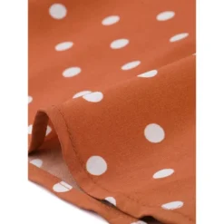 Allegra K Women's Elegant Puff Sleeve Polka Dots Peter Pan Collar Vintage Shirt Top -Women Clothing Shop GUEST aa9ef379 8d62 47dd afd3 11e6e52800c7