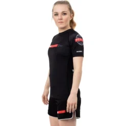 Tatami Fightwear Women's Global Short Sleeve Rashguard - Black