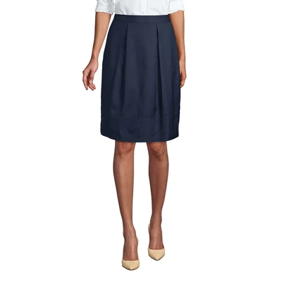 Lands' End Lands' End School Uniform Women's Solid Pleated Skort Top Of Knee 1 Lands' End Lands' End School Uniform Women's Solid Pleated Skort Top Of Knee