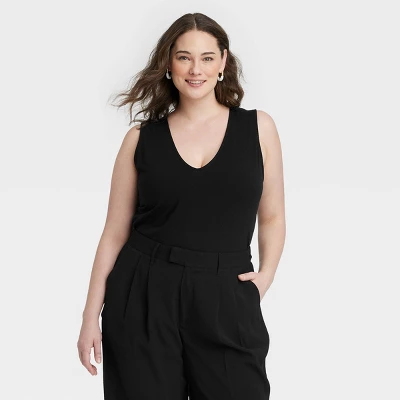 Women's V-Neck Bodysuit - A New Day™ 4 Women's V-Neck Bodysuit - A New Day™ - Image 4