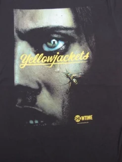 Yellowjackets Face & Logo Crew Neck Short Sleeve Black Women's T-shirt