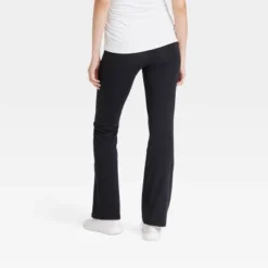 Fold Down Active Flare Leg Maternity And Beyond Leggings - Isabel Maternity By Ingrid & Isabelâ„¢