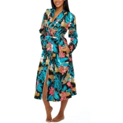 Womens Soft Cotton Knit Jersey Lounge Robe With Pockets, Long Bathrobe -Women Clothing Shop GUEST c3854a27 1230 405a 9932 f13500c407b0