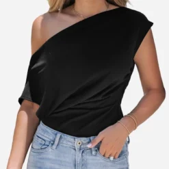 Women's One Shoulder Short Sleeve Fitted Bodysuit - Cupshe 7 Women's One Shoulder Short Sleeve Fitted Bodysuit - Cupshe -Women Clothing Shop GUEST c4a9c5ca 8b05 47a4 9814 1e5cbb9dde3a