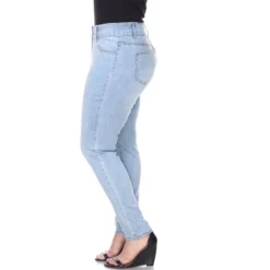 Women's Plus Size Super Stretch Light Blue Denim - White Mark -Women Clothing Shop GUEST c4f2fcff 3fba 4ba3 9282 1bb468035d5b