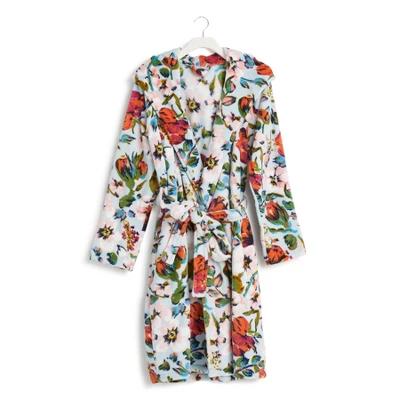 Vera Bradley Women's Fleece Plush Fleece Robe 12 Vera Bradley Women's Fleece Plush Fleece Robe - Image 12