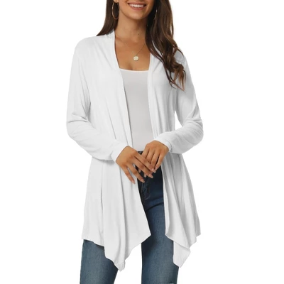 Seta T Women's Spring Fall Draped Open Front Casual Long Sleeve Lightweight Cardigan 8 Seta T Women's Spring Fall Draped Open Front Casual Long Sleeve Lightweight Cardigan - Image 8