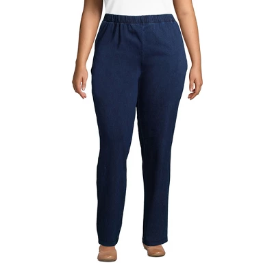 Lands' End Women's Sport Knit High Rise Elastic Waist Pull On Pants 5 Lands' End Women's Sport Knit High Rise Elastic Waist Pull On Pants - Image 5
