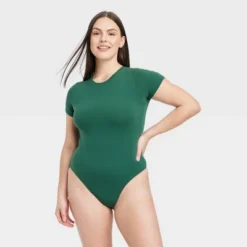 Women's 4-Way Stretch Short Sleeve Bodysuit - Auden™ Green 7 Women's 4-Way Stretch Short Sleeve Bodysuit - Auden™ Green -Women Clothing Shop GUEST ca6ce117 07f6 49df bf2c 7fde0ec22a55