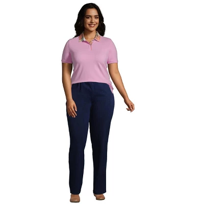 Lands' End Women's Sport Knit High Rise Elastic Waist Pull On Pants 3 Lands' End Women's Sport Knit High Rise Elastic Waist Pull On Pants - Image 3