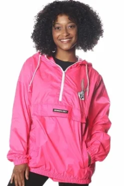 Members Only Women's Pink Looney Tunes Popover Windbreaker Jacket -Women Clothing Shop GUEST cdb57f4c ceb9 4027 979a 1744140e3952