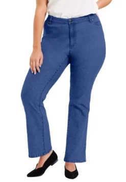 June + Vie By Roaman's Women’s Plus Size Curvie Fit Bootcut Jeans -Women Clothing Shop GUEST cf5e7f63 30ba 41d9 b726 f346c662011a