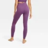Women's High-Rise Textured Seamless 7/8 Leggings - JoyLab™