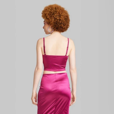 Women's Shine Knit Tiny Tank Top - Wild Fable™ 2 Women's Shine Knit Tiny Tank Top - Wild Fable™ - Image 2