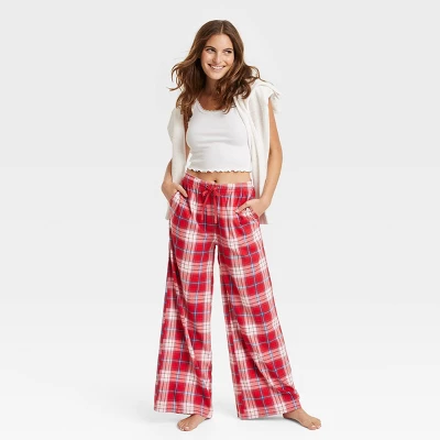 Women's Woven Wide Leg Pajama Pants - Colsie™ 5 Women's Woven Wide Leg Pajama Pants - Colsie™ - Image 5