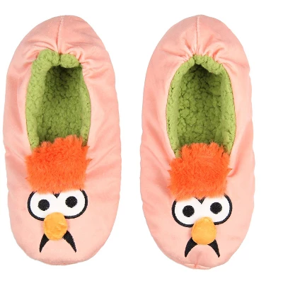Disney The Muppets Beaker Slippers 3D Embroidered Slipper Socks No-Slip Sole 1 Disney The Muppets Beaker Slippers 3D Embroidered Slipper Socks No-Slip Sole