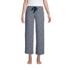 Lands' End Women's Lounge Mid Rise Wide Leg Crop Pajama Pants 10 Lands' End Women's Lounge Mid Rise Wide Leg Crop Pajama Pants -Women Clothing Shop GUEST dcae9fee 0e94 42fc b5a5 eb6b31361107