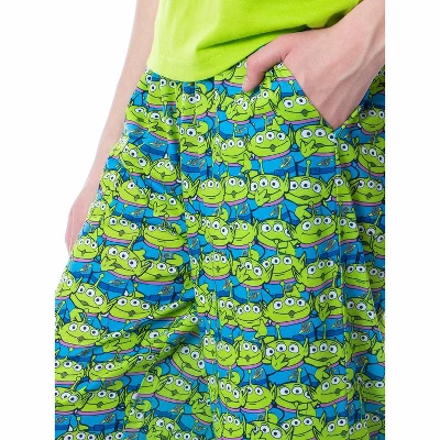 Disney Womens' Toy Story Movie Aliens Character Sleep Pajama Set Multicolored 2 Disney Womens' Toy Story Movie Aliens Character Sleep Pajama Set Multicolored - Image 2