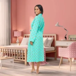 Womens Soft Cotton Knit Jersey Lounge Robe With Pockets, Long Bathrobe -Women Clothing Shop GUEST df614f89 903e 4d8b 9b92 53a5b49a5f7c