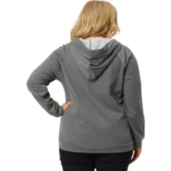 Agnes Orinda Women's Plus Size Pullover Hoodie Knit Long Sleeve Drawstring Work Hooded Sweatshirt -Women Clothing Shop GUEST dfdb6508 305f 4e3e 81e0 66f76cc84c98