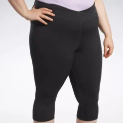 Reebok Workout Ready Basic Capri Leggings (Plus Size) -Women Clothing Shop GUEST e2a7f780 407e 4c49 8c12 298a37f73cad
