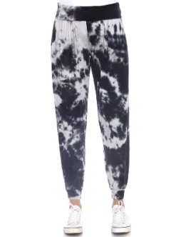 Women's Tie Dye Harem Pants With Pockets - White Mark -Women Clothing Shop GUEST e3d06d82 1af3 4b4d 8f73 3fb379360b55