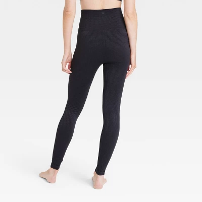 Women's Ultra High-Rise Seamless Waffle Leggings 26" - All In Motion™ 1 Women's Ultra High-Rise Seamless Waffle Leggings 26" - All In Motion™