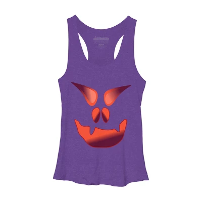 Women's Design By Humans Halloween Monster By LamaStar Racerback Tank Top 6 Women's Design By Humans Halloween Monster By LamaStar Racerback Tank Top - Image 6