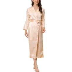 Cheibear Women's Satin Robe Lace Trim Long Sleeve Bridesmaid Gown Bathrobe 14 Cheibear Women's Satin Robe Lace Trim Long Sleeve Bridesmaid Gown Bathrobe -Women Clothing Shop GUEST ead27d14 d48b 42c0 9b65 5112bb467fa6
