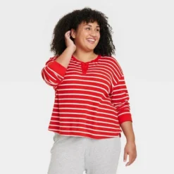 Women's Striped Matching Family Thermal Pajama Top - Wondershop™ Red -Women Clothing Shop GUEST edebf4b3 81bb 4e7b 8217 10ac3773f341