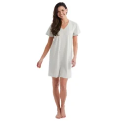 Softies - Brie - 36" Flutter Cap Sleeve Sleep Shirt -Women Clothing Shop GUEST efee7f88 0957 493b a782 c7a8812fd784