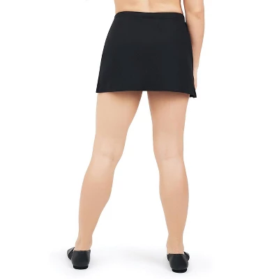 Capezio Women's Team Basics Skirt With Built In Short 1 Capezio Women's Team Basics Skirt With Built In Short