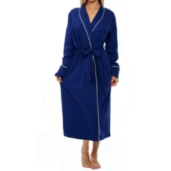 Womens Soft Cotton Knit Jersey Lounge Robe With Pockets, Long Bathrobe -Women Clothing Shop GUEST f4c76976 6062 46c8 89ab 38c2ccc3f02d