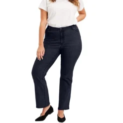 June + Vie By Roaman's Women’s Plus Size Curvie Fit Bootcut Jeans -Women Clothing Shop GUEST f533ea8b c229 4c2e 975e 1306b6e69505