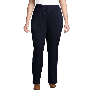 Lands' End Women's Sport Knit High Rise Elastic Waist Pull On Pants 11 Lands' End Women's Sport Knit High Rise Elastic Waist Pull On Pants - Image 11