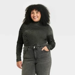 Women's Long Sleeve Turtleneck T-Shirt - Ava & Viv™ -Women Clothing Shop GUEST faccf15a 4e78 4560 ae8d 247f4af7cdd3