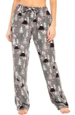 Women's Soft Warm Fleece Pajama Pants, Long Lounge Bottoms -Women Clothing Shop GUEST fc43f1db fea4 488f 9495 39878caae6c1
