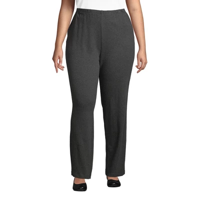 Lands' End Women's Sport Knit High Rise Elastic Waist Pull On Pants 7 Lands' End Women's Sport Knit High Rise Elastic Waist Pull On Pants - Image 7