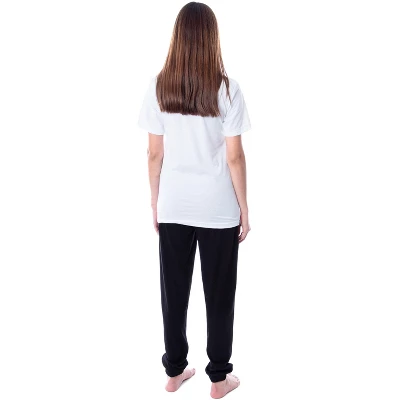 Peanuts Womens' Snoopy Woodstock All Smiles Sleep Jogger Pajama Set 3 Peanuts Womens' Snoopy Woodstock All Smiles Sleep Jogger Pajama Set - Image 3